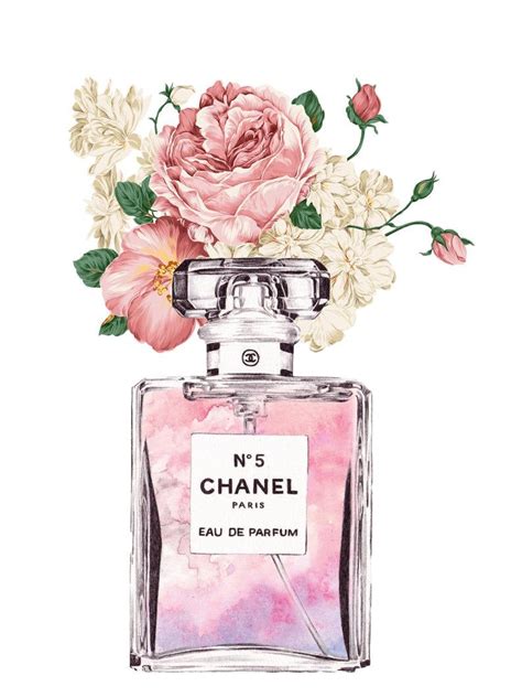 chanel perfume flower print|chanel printable pictures.